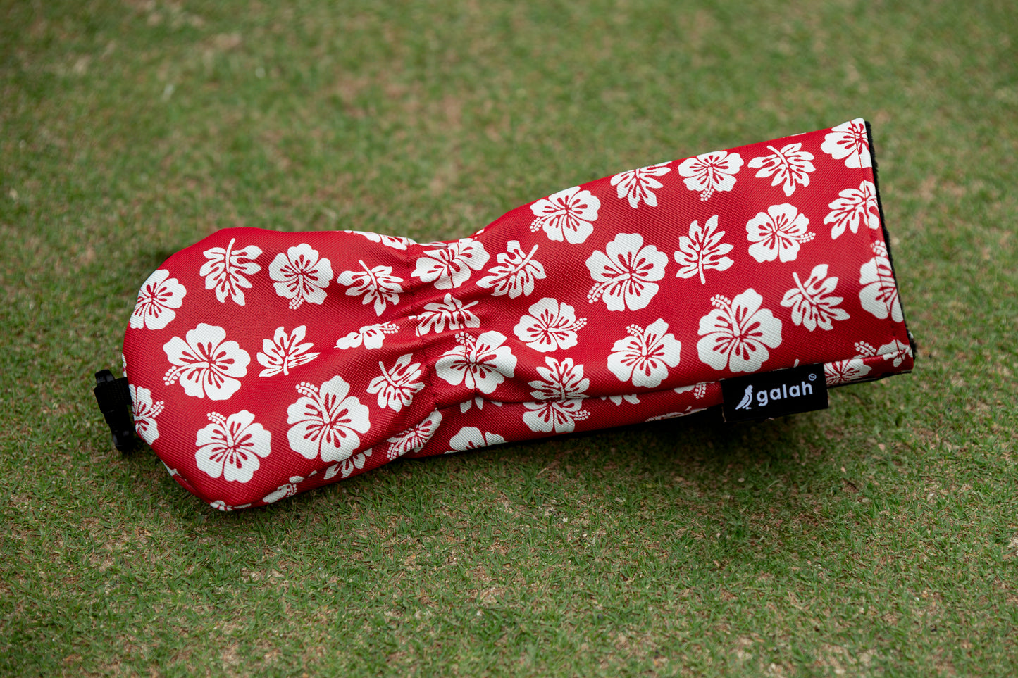 Red & White Hibiscus Golf Fairway Wood Head Cover