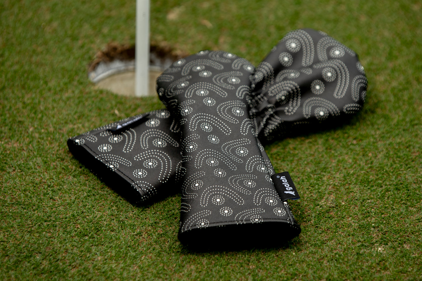 Black Boomerang Head Covers (Full Set)