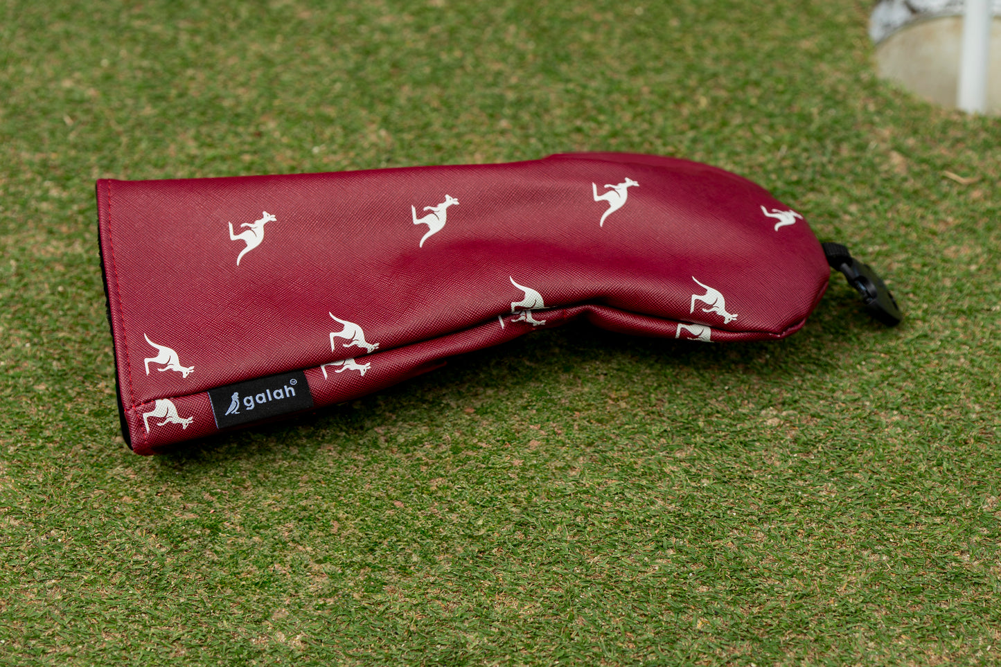 Maroon w/ Kangaroos Golf Fairway Wood Head Cover