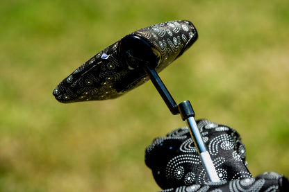 Black Boomerang Golf Putter Head Cover (Mallet)